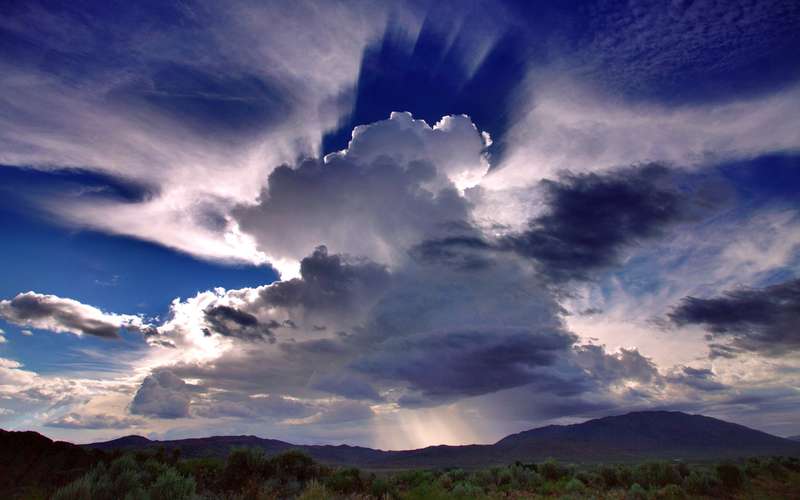 Storm clouds over Palomino Valley, north of Reno